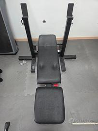 panca pesi pieghevole