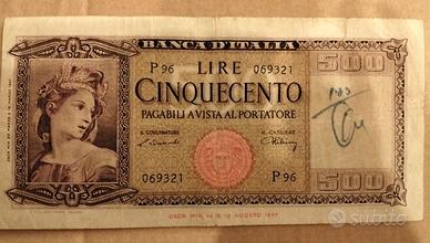 Italia-500 lire(20/03/1947