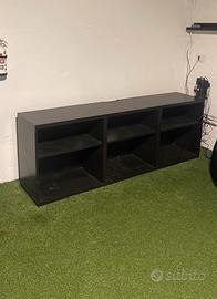 Mobile TV IKEA BESTA 180x40x64 + 3 ripiani nero