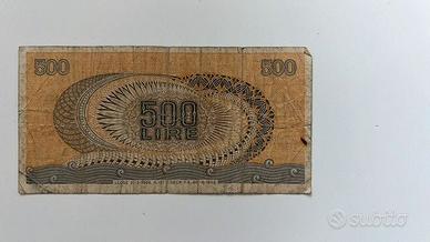 banconota da 500 lire carta aretusa