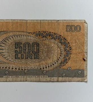 banconota da 500 lire carta aretusa