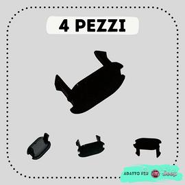 X 4 tappi barre longitudinali Fiat Panda