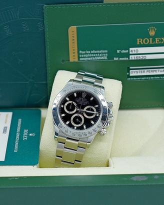 ROLEX DAYTONA 116520 CHIUSURA LUNGA 2009 FULL SET
