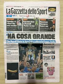 Gazzetta dello Sport Coppa Italia Napoli 2012