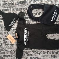 burberry baby set neonato 