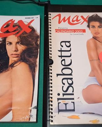 Lotto Calendari MAX vintage 2003-07 + riviste