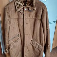 Giubbotto uomo pelle scamosciata tg.XL Shearling