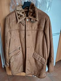 Giubbotto uomo pelle scamosciata tg.XL Shearling