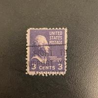 Francobollo USA "Thomas Jefferson 3 Cent 1932"