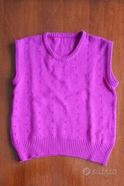 Gilet in lana bambina 8-9 anni