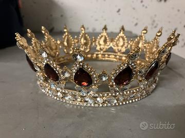 Corone tiara rotonda, accessorio per capelli,