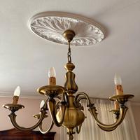 Lampadario classico in ottone