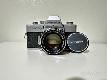 Minolta SRT 101 con Rokkor 55mm 1.7
