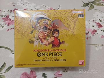 one piece Kingdoms of Intrigue Booster Box op-04