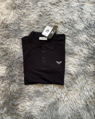 Polo armani nera taglia S