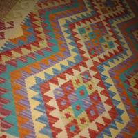 Tappeto Kilim Afghano Originale – 135x88 cm – Lana