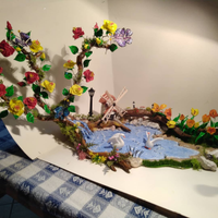 Lampade a led con minigiardino