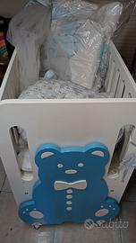 Culla Zoe Bianco Azzurro