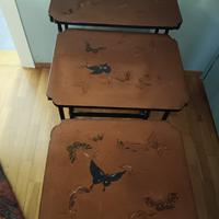 Trittico giapponese tavolini ‘800