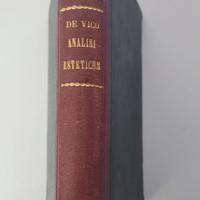Libro Antico “Analisi Estetiche” di De Vico 1926
