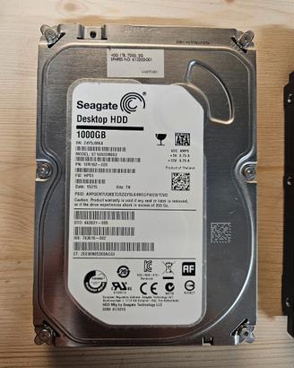 Hard Disk 1TB / 500GB Perfetti per NAS o archivi