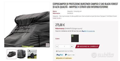 Telo Maypol protezione estate inverno