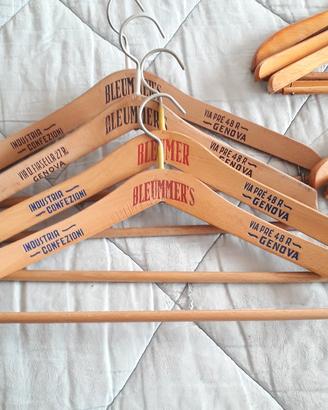 Grucce appendini legno anni 50