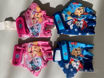 Guanti bici bambino bambina paw patrol