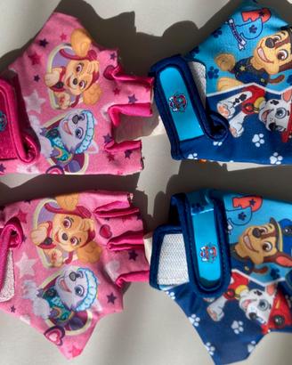 Guanti bici bambino bambina paw patrol