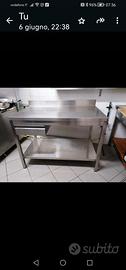 tavolo acciaio inox 120x70