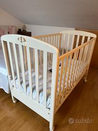Lettino con sponde neonato