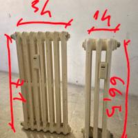 Termosifoni in ghisa originali anni 60