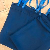 Tende per baldacchino blu reale