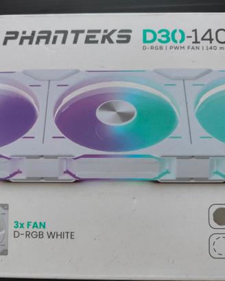 3xPack Fans 140mm RGB White