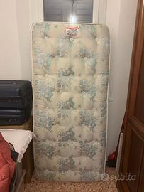 Materasso letto singolo con rete a doghe 90x200cm