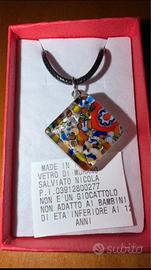 collana realizzata col vetro di murano Venezia