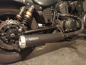 scarico harrow  Yamaha XV 950 omologato 