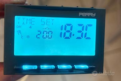 Cronotermostato da incasso Perry