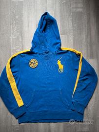 Felpa Polo Ralph Lauren Big Pony Blu Gialla XS