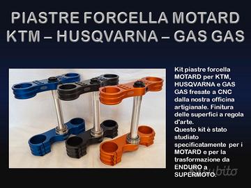 PIASTRE FORCELLA MOTARD KTM – HUSQVARNA – GAS GAS