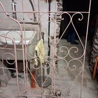 Lettino in ferro battuto