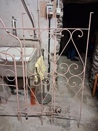 Lettino in ferro battuto