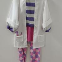 Vestito Dottoressa Peluche per bimba 5 anni