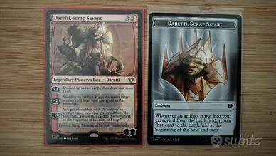 MTG Commander rosso-artefatti Daretti