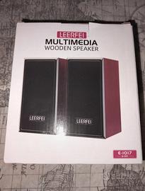 Leerfei wooden speaker