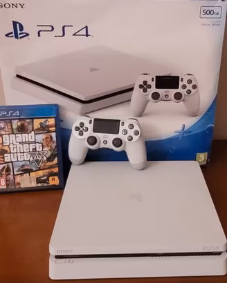 Sony PS4 Slim 500GB Bianca + GTA V