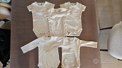 Lotto 5 body Tezenis Kids 6-9 mesi