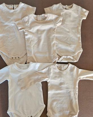 Lotto 5 body Tezenis Kids 6-9 mesi