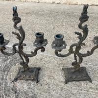 Coppia candelabri