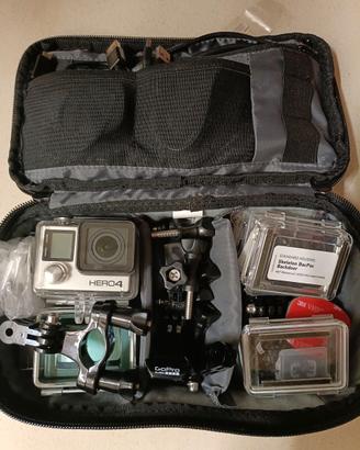 GoPro Hero4 plus accessori e waterproof